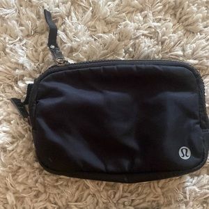 Lululemon Black employee belt bag